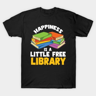 Nerdy Book Lover Cute Bookworm Gift Reader Idea T-Shirt